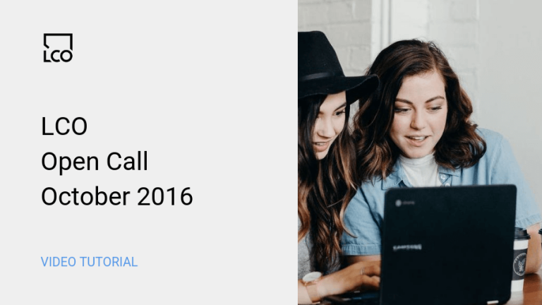 LCO Open Call Oct 2016