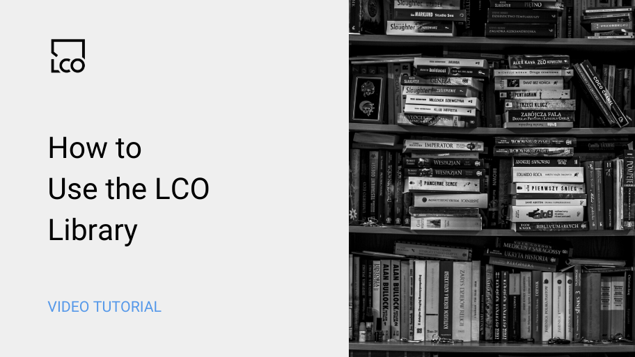 how to use the lco library