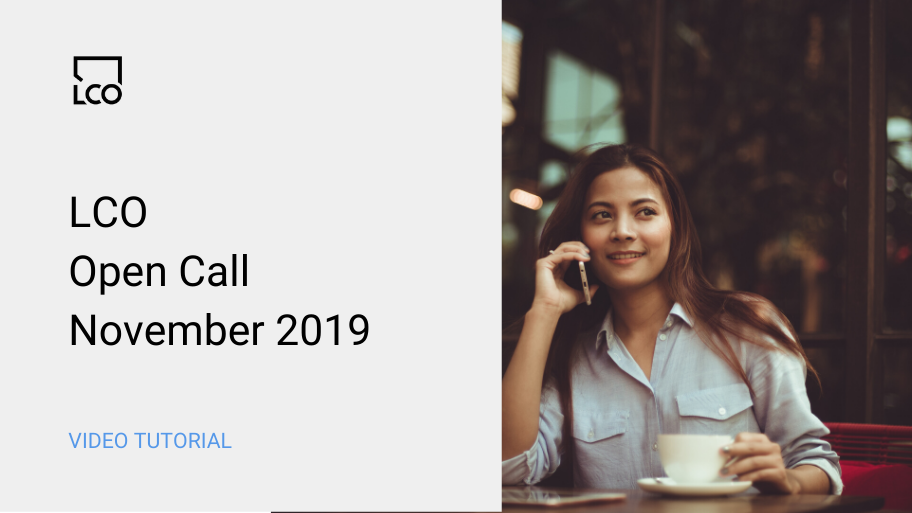 LCO Open Call Nov 2019